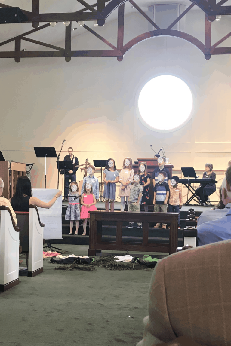 Palm Sunday Children's Choir Picture